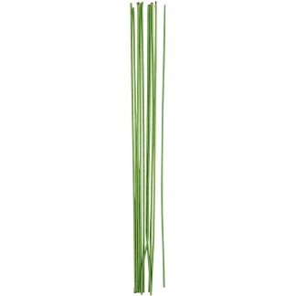 Blomsterstængel, L: 30 cm, diam. 2 mm, grøn, 20 stk./ 1 pk.