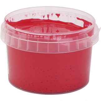 PRIMO Fingermaling, rød, 250 ml/ 1 fl.