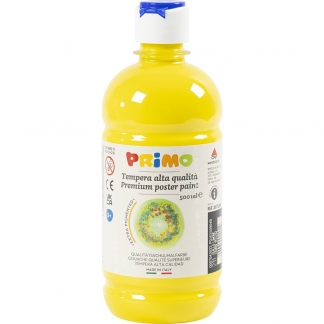 Temperamaling Mat, gul, 500 ml/ 1 fl.