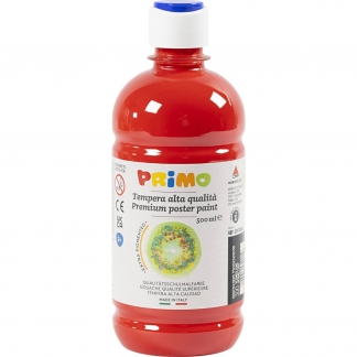 Temperamaling Mat, r&oslash;d, 500 ml/ 1 fl.