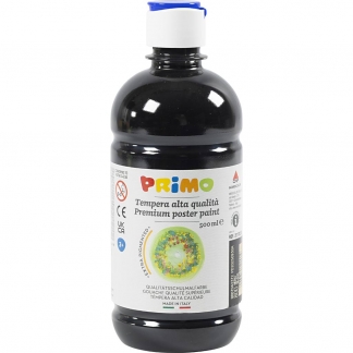 Temperamaling Mat, sort, 500 ml/ 1 fl.