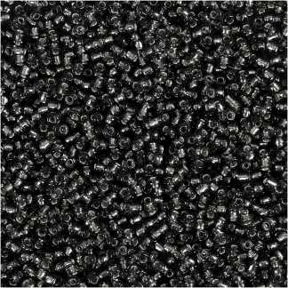 Rocaiperler, diam. 1,7 mm, str. 15/0 , hulstr. 0,5-0,8 mm, grågrøn, 500 g/ 1 ps.