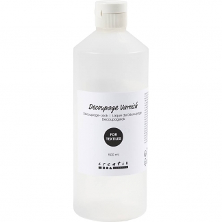 Decoupagelak, til tekstil, 500 ml/ 1 fl.