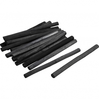 Tegnekul, natural, L: 13,5 cm, diam. 10 mm, 18 stk./ 1 pk.