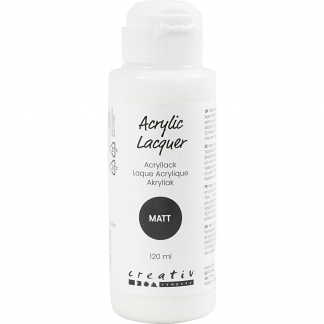 Akryllak, mat, 120 ml/ 1 fl.