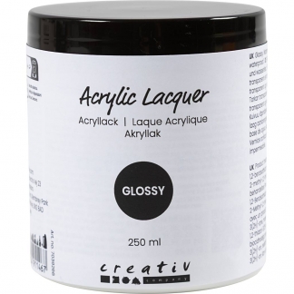Akryllak, blank, 250 ml/ 1 fl.