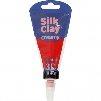 Silk Clay® Creamy, rød, 35ml/ 1 stk.