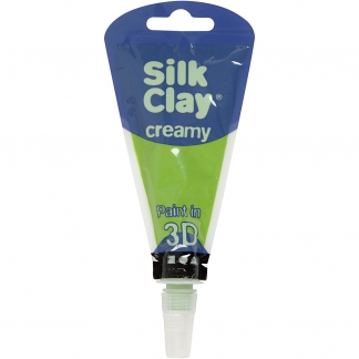 Silk Clay® Creamy, lys grøn, 35 ml/ 1 stk.