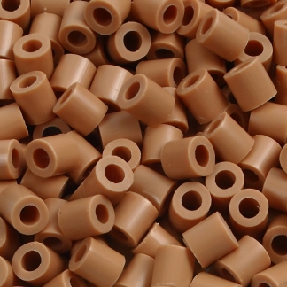 R&oslash;rperler, str. 5x5 mm, hulstr. 2,5 mm, medium, lys brun (32260), 1100 stk./ 1 pk.