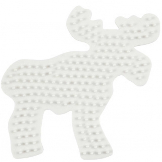 Perleplade, elg, str. 11 cm, 1 stk.