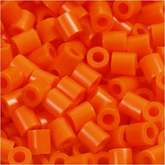 PhotoPearls, str. 5x5 mm, hulstr. 2,5 mm, medium, klar orange (13), 6000 stk./ 1 pk.