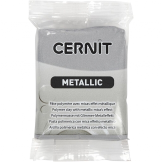 Cernit, sølv (080), 56 g/ 1 pk.