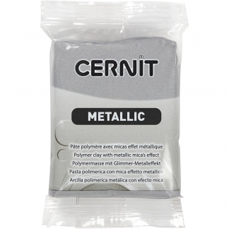 Cernit, sølv (080), 56g/ 1 pk.