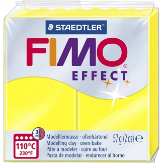 FIMO® Effect, neon gul, 57g/ 1 pk.