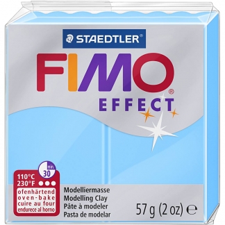 FIMO® Effect, neon blå, 57g/ 1 pk.