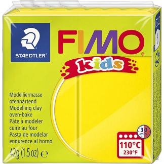FIMO® Kids ler, gul, 42 g/ 1 pk.