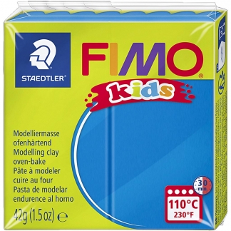 FIMO® Kids ler, blå, 42 g/ 1 pk.