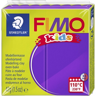 FIMO® Kids ler, lilla, 42 g/ 1 pk.