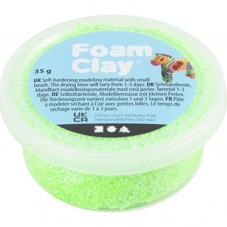 Foam Clay&reg;, lys gr&oslash;n, 35 g/ 1 ds.