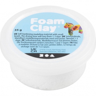 Foam Clay&reg;, hvid, 35 g/ 1 ds.