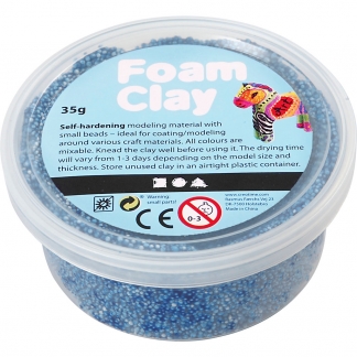 Foam Clay®, blå, 35 g/ 1 ds.