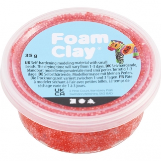 Foam Clay&reg;, r&oslash;d, 35 g/ 1 ds.