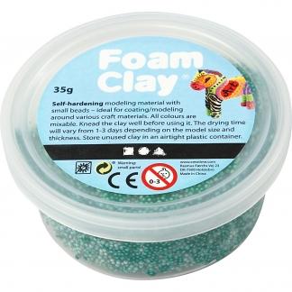 Foam Clay®, mørk grøn, 35 g/ 1 ds.