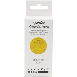 Prikket Keramik Glasur , 999-1060 °C, dækkende, Yellow Haze, 60 ml/ 1 fl.
