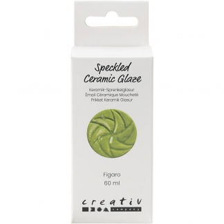 Prikket Keramik Glasur , 999-1060 °C, dækkende, Figaro, 60 ml/ 1 fl.