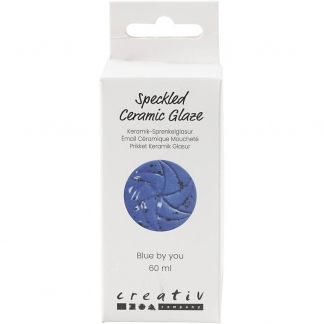 Prikket Keramik Glasur , 999-1060 °C, dækkende, Blue by You, 60 ml/ 1 fl.
