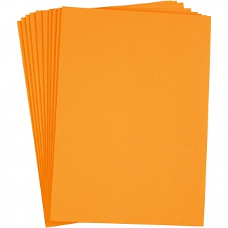Mosgummi, orange, A4, 210x297 mm, tykkelse 2 mm, 10 ark/ 1 pk.