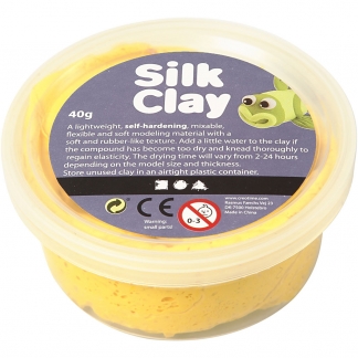 Silk Clay®, gul, 40g/ 1 ds.