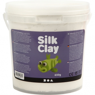 Silk Clay®, hvid, 650 g/ 1 spand