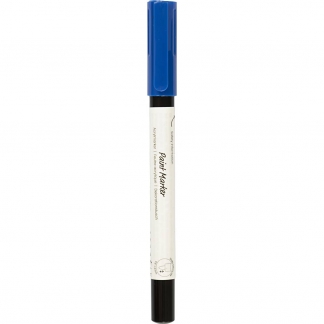 Dekorationstusch, streg 0,9-1,3 mm, bl&aring;, 1 stk.