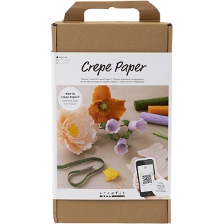 Start DIY Kit Crepepapir, ass. farver, 1 pk.