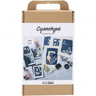 DIY Kit Cyanotypi, blå, 1pk./ 1 pk.