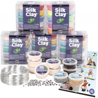 Klassesæt til figurer med Silk Clay®, 1 sæt