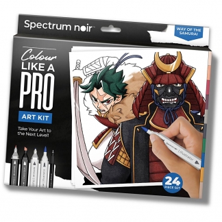 DIY Kit Illustration, Way of the Samurai, ass. farver, 1 pk.